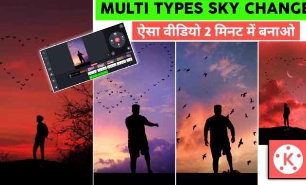 Multi Types Sky Change Video EditingTeri Jhalak Asharfi Reels Sky Birds Heart Jsr ka Londa