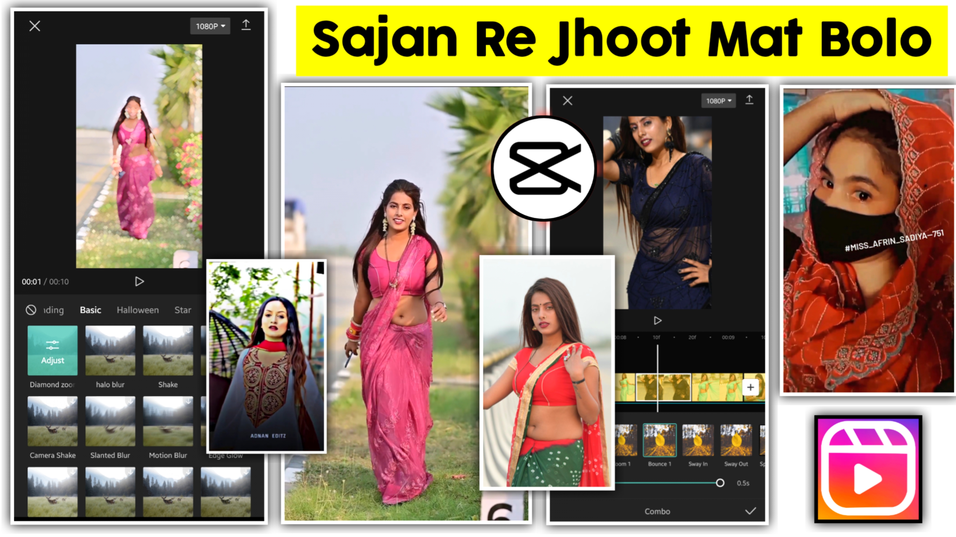 Sajan Re Jhoot Mat Bolo Beat Sync Video Editing Instagram Reels Video Editing Capcut Video Editing
