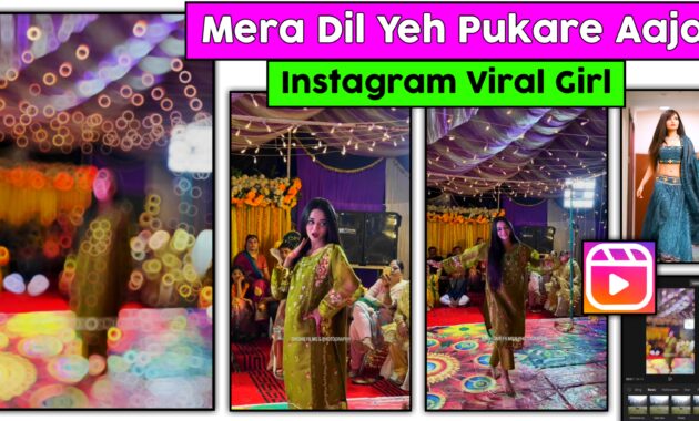 Mera Dil Yeh Pukare Aaja Viral Girl Halo Blur Effect in Capcut Instagram Reels Video Editing
