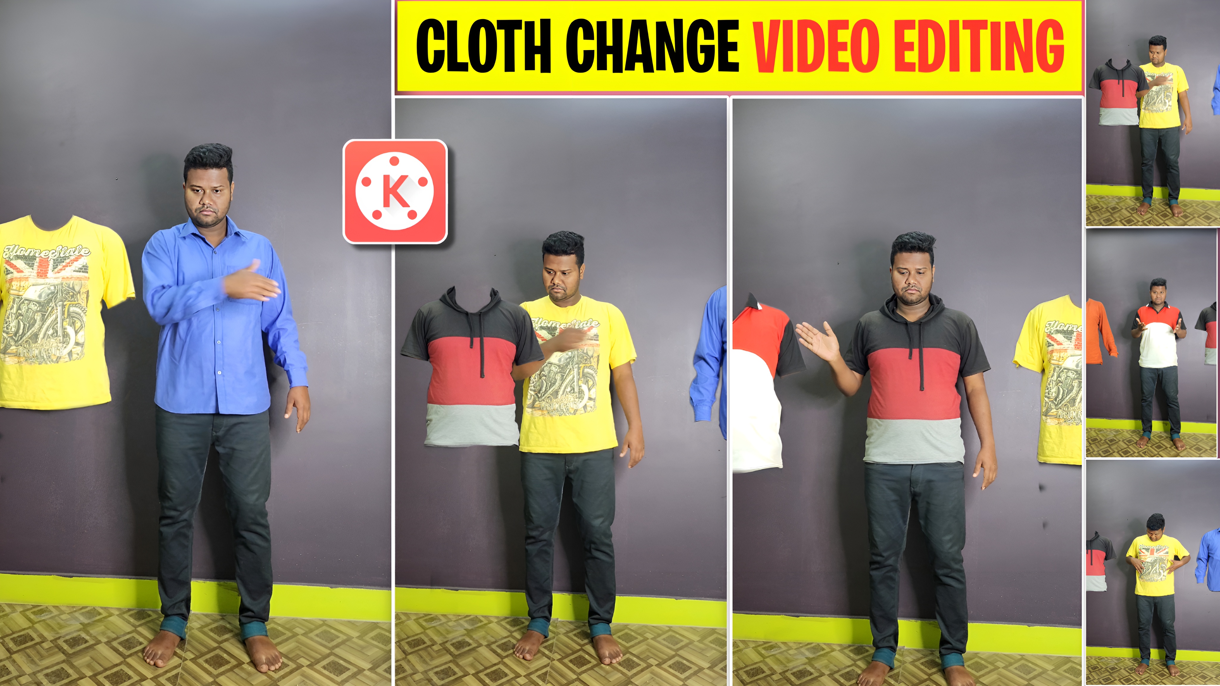 How To Make Cloth Change Video || Dress Change Video Editing Tutorial || Kinemaster Video Editing